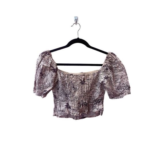 ASTR The Label Larisa Bondi Squareneck Blouse Top XS - Picture 2 of 9